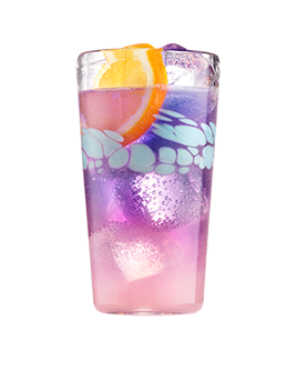 BLUE & TONIC WITH ORANGE